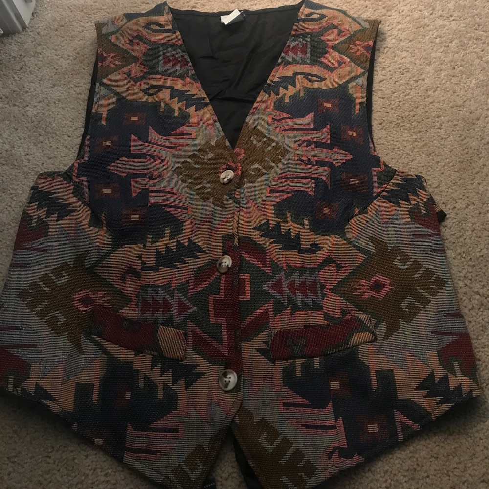Vintage vest western style